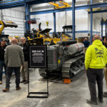 Historic tractor displayed at the 2025 Green Bay Grand Opening Event