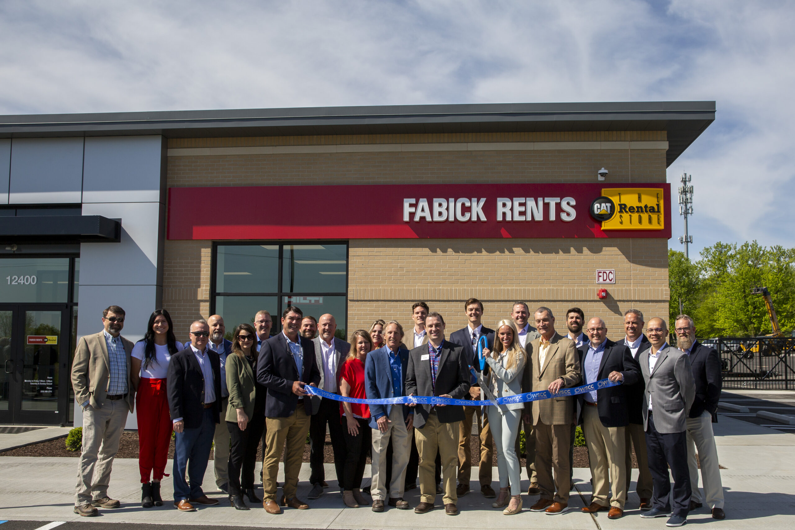 Fabick Rents Celebrates Grand Opening in Wentzville, MO Fabick Cat