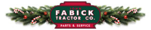 Vintage John Fabick Tractor Company Logo on Holiday Garland